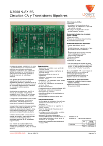 D3000 9.8X ES Circuitos CA y Transistores Bipolares