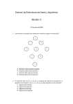 Examen de Estructuras de Datos y Algoritmos (Modelo 1)
