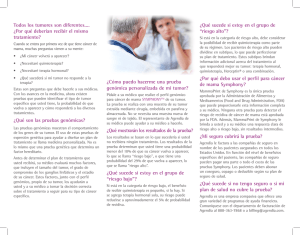 Todos los tumores son diferentes.... ¿Por qué deberían recibir el