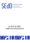 ¿Qué es la Ortodoncia? - Sociedad Española de Ortodoncia