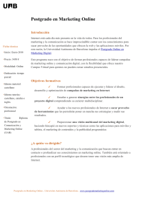 Descargar PDF - Postgrado En Marketing Online
