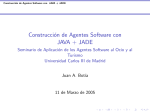 Construcción de Agentes Software con JAVA + JADE
