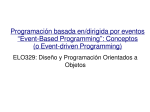 Programación basada en/dirigida por eventos “Event