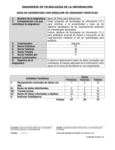 Base de Datos para Aplicaciones