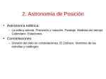 2. Astronomía de Posición