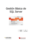 Gestión Básica con SQL Server