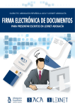eBOOK: Firma electrónica de documentos con