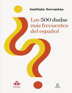 Las 500 Dudas Más Frecuentes del Español