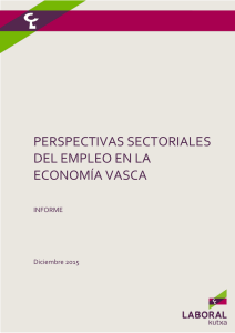 perspectivas sectoriales del empleo en la economía