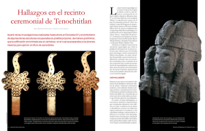 Hallazgos en el recinto ceremonial de Tenochtitlan