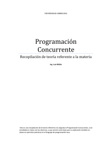 Programación Concurrente