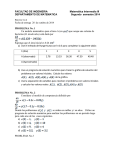 FACULTAD DE INGENIERIA Matemática Intermedia III