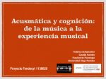 Acusmática y cognición: de la música a la experiencia musical