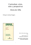 Curriculum: crisis, mito y perspectivas Alicia de Alba