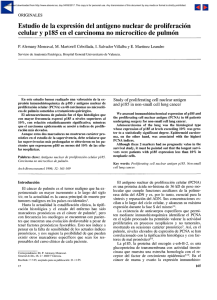 Estudio de la expresi&oacute;n del ant&iacute;geno nuclear de proliferaci&oacute;n celular