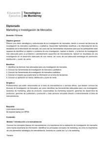 Diplomado Marketing e Investigación de Mercados