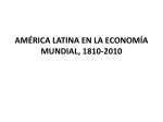 américa latina en la economía mundial, 1810-2010
