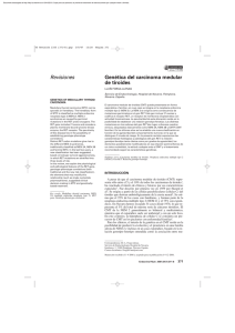 Genética del carcinoma medular de tiorides