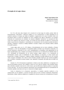 El templo de la Logia A&ntilde;aza