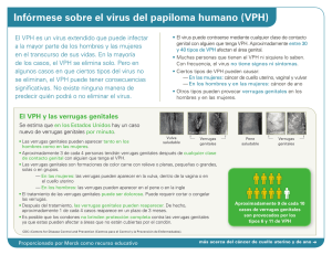 Infórmese sobre el virus del papiloma humano (VPH)