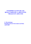 protocolo hepatitis - Hospital General Universitario de Elche