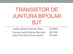 Transistor de Juntura Bipolar BJT