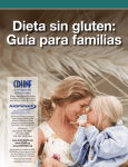 Dieta sin gluten: Guía para familias