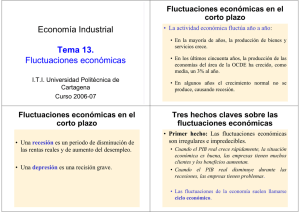 Economía Industrial Tema 13. Fluctuaciones económicas