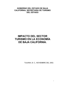 Impacto del sector Turismo en la Econom&iacute;a