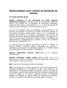 Biotecnológico para control de bacterias de