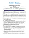 La Representación de OPS/OMS El Salvador REQUIERE Contratar