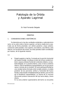 Patología de la Órbita y Aparato Lagrimal 2