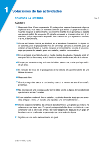 Soluciones de las actividades