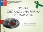 Presentación Donación de órganos y Tejidos