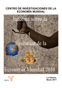 Informe sobre la Evolución de la Economía Mundial 2010