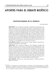 Biototalitarismo en Uruguay - Revista de Derecho Público
