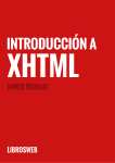 Introducción a XHTML - Escuela Superior de Comercio