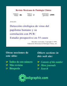 Detección citológica de virus del papiloma humano y