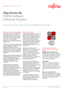 FUJITSU Software Enterprise Postgres Datasheet
