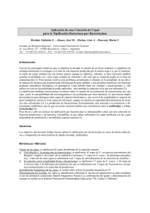 Aplicación de una Colección de Cepas para la Tipificación