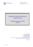 Informe evaluacion cancer mama 2009 pdf