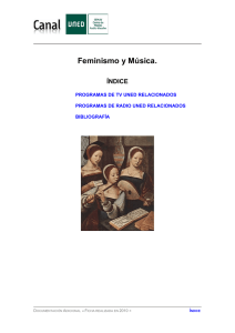 Feminismo y Música.