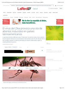 El virus del Zika provoca una ola de abortos