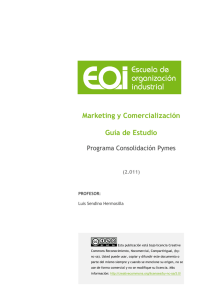 Marketing y Comercialización Guía de Estudio