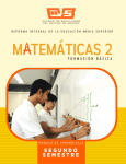 Matemáticas 2 - Colegio de Bachilleres del Estado de Sonora