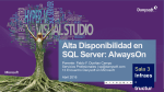 Alta Disponibilidad en SQL Server: AlwaysOn