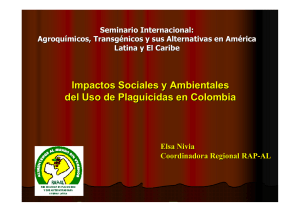 Impactos Sociales y Ambientales del Uso de Plaguicidas