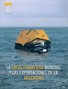 LA CRISIS FINANCIERAMUNDIAL Y LAS EXPORTACIONES DE LA