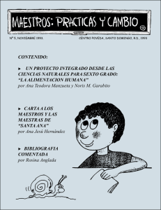 contenido: un proyecto integrado desde las ciencias naturales para