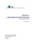 Honduras: Desempeño Económico Reciente